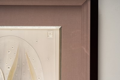 Lot 154 - ONAGA TAMOTSU: AN ABSTRACT LACQUER PAINTING ‘FLOUNDER’