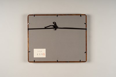 Lot 154 - ONAGA TAMOTSU: AN ABSTRACT LACQUER PAINTING ‘FLOUNDER’