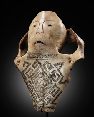 Lot 672 - A CEREMONIAL SKULL MASK, ATONI PEOPLE, WEST TIMOR