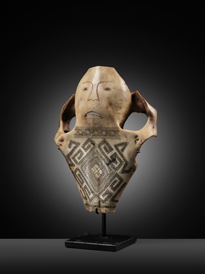 Lot 672 - A CEREMONIAL SKULL MASK, ATONI PEOPLE, WEST TIMOR