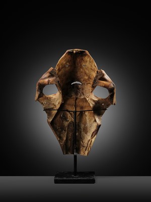 Lot 672 - A CEREMONIAL SKULL MASK, ATONI PEOPLE, WEST TIMOR