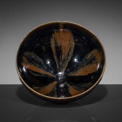 Lot 547 - A HENAN BLACK AND RUSSET-STREAKED BOWL, NORTHERN SONG-JIN DYNASTY