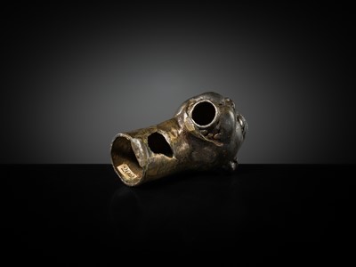 A RARE KHORASAN ‘LIONESS’ BRONZE SPOUT, 12TH-13Th CENTURY