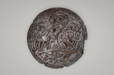 Lot 999 - A FINE SILVER REPOUSSÉ PLAQUE, HELLENISTIC PERIOD