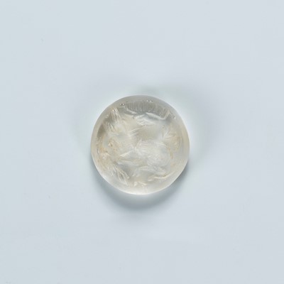 Lot 2167 - A SASANIAN ROCK CRYSTAL INTAGLIO SEAL WITH A STAG