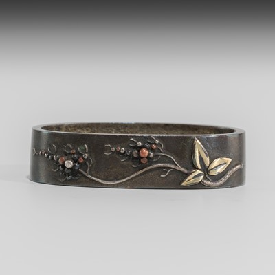 Lot 1645 - A SHIBUICHI FUCHI WITH FRUITING VINES