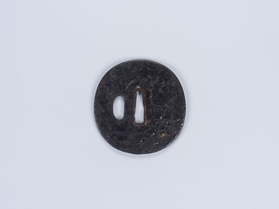 Lot 1897 - A SET OF SWORD FITTINGS WITH TWO TSUBA, A PAIR OF MENUKI, TWO FUCHI, AND TWO KASHIRA