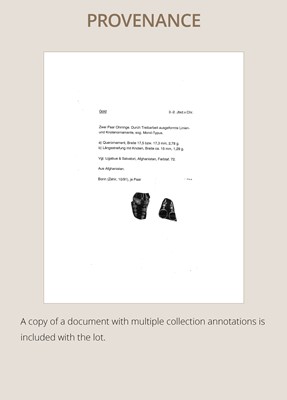 Lot 93 - AN EXCEPTIONALLY FINE PAIR OF ISLAMIC GOLD ‘DOVE’ EARRINGS, 12TH CENTURY