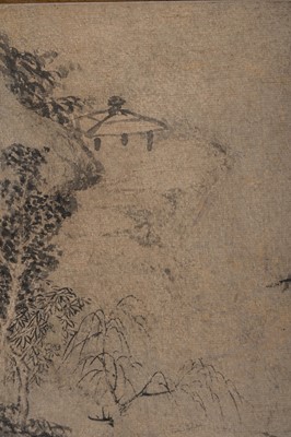 Lot 733 - A FINE LANDSCAPE PAINTING, QING DYNASTY