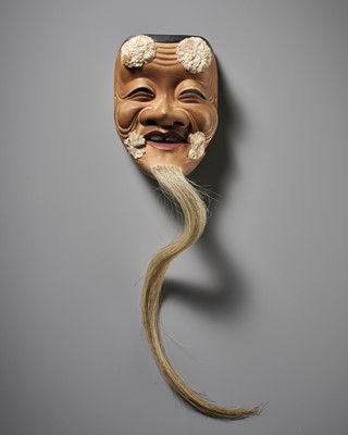 Lot 369 - KANO TESSAI: A NOH MASK OF OKINA