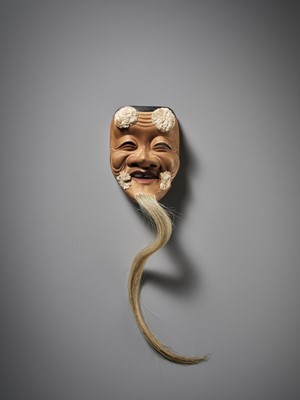 Lot 369 - KANO TESSAI: A NOH MASK OF OKINA