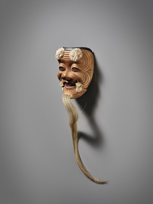 Lot 369 - KANO TESSAI: A NOH MASK OF OKINA