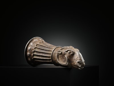 Lot 367 - A SILVER ‘RAM’ RHYTON, PERSIA, 8TH-6TH CENTURY BC