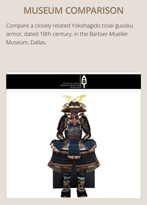 Lot 137 - A NIMAI-DO GUSOKU (TWO-PIECE CUIRASS ARMOR) WITH A SUJIBACHI KABUTO BY NEO YASUMASA