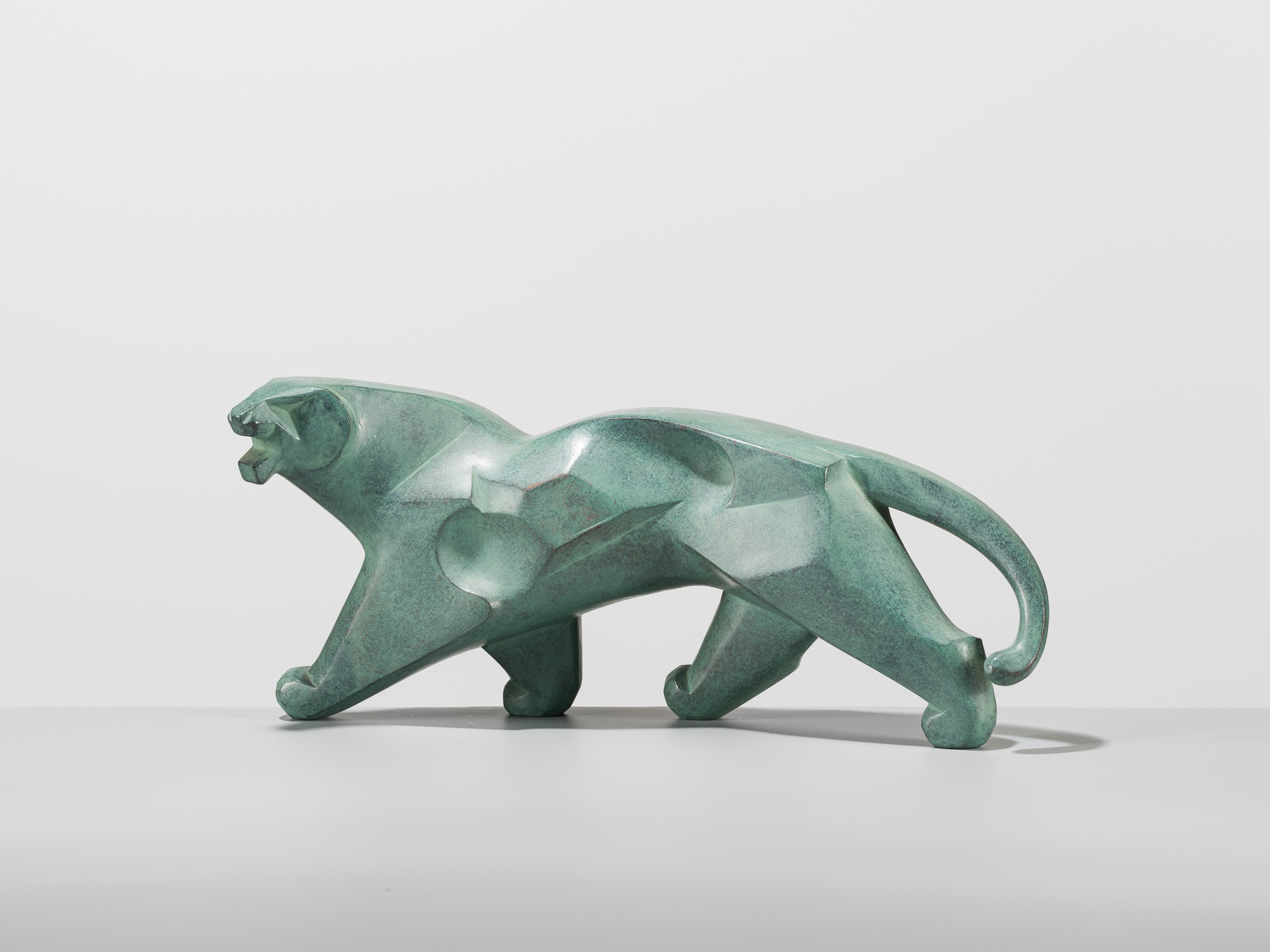 Lot 70 - SAEGUSA SOUTAROU: A PATINATED COPPER OKIMONO