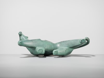 【超希少・署名入り】 sotaro saegusa 作 人物像 銅像風置物 ペア Japanese-Iron-Engraving-Statue