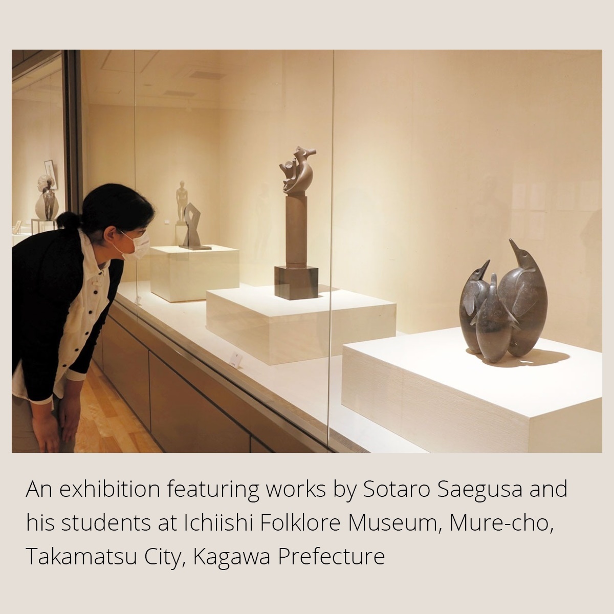 Lot 70 - SAEGUSA SOUTAROU: A PATINATED COPPER OKIMONO