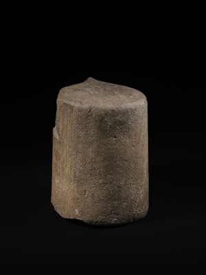 Lot 256 - A RARE SANDSTONE ‘SHIVA’ EKAMUKHALINGA, CHAMPA PERIOD, THAP MAM STYLE