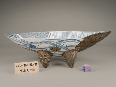 Lot 198 - KATSUKO NAKASHIMA (BORN 1946): HARE NO UTSUWA