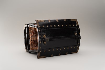 Lot 137 - A LACQUER MINIATURE KAGO (PALANQUIN)