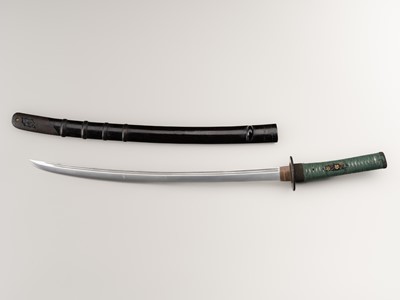 Lot 538 - A WAKIZASHI IN KOSHIRAE