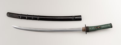 Lot 519 - A WAKIZASHI IN KOSHIRAE