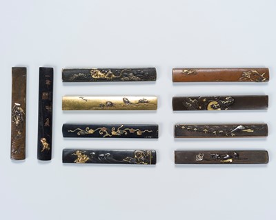 Lot 559 - A FINE GROUP OF TEN KOZUKA