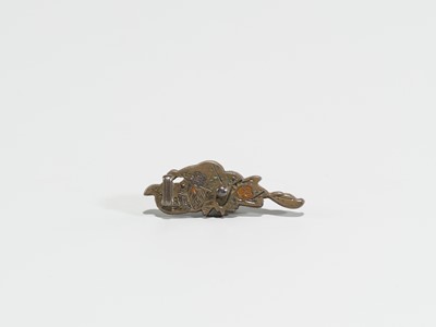 Lot 648 - NOBUTOSHI: A MIXED METAL OBIDOME WITH AN ISE-EBI