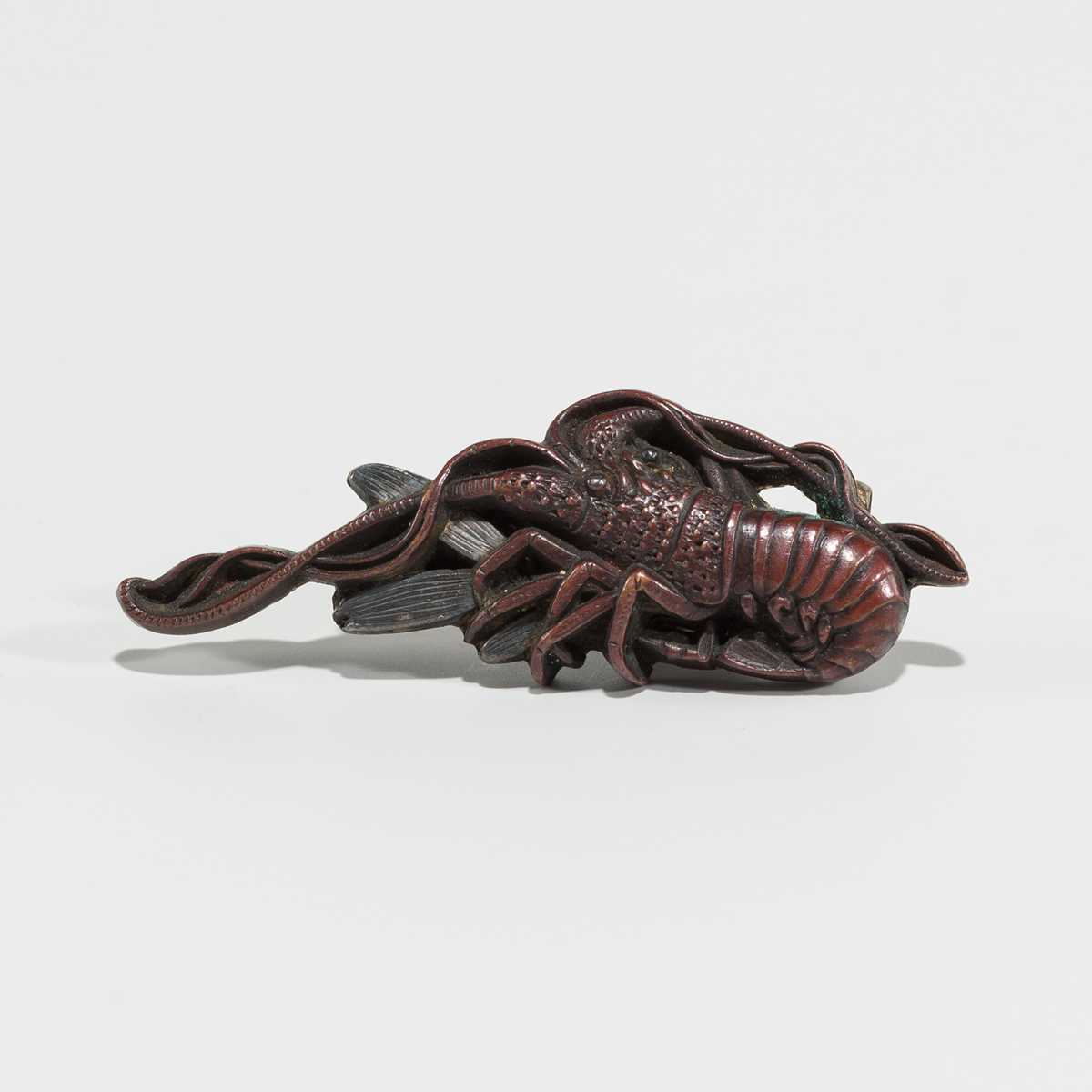 Lot 648 - NOBUTOSHI: A MIXED METAL OBIDOME WITH AN ISE-EBI