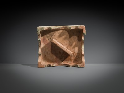 Lot 230 - AN EXCEEDINGLY RARE POTTERY GROUP OF FOREIGN LIUBO PLAYERS, EASTERN HAN DYNASTY