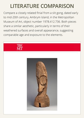 Lot 268 - A LARGE AND IMPRESSIVE HARDWOOD SLIT GONG, ATINGTING KON