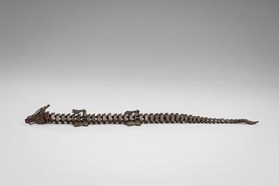 Lot 49 - A BRONZE JIZAI OKIMONO OF A DRAGON