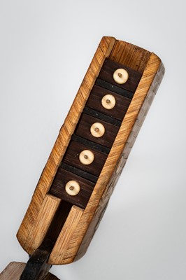 Lot 1422 - A RARE BAMBOO AND MARQUETRY INRO, ZESHIN SCHOOL