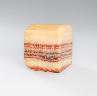 Lot 898 - A PORK SOAPSTONE CARVING