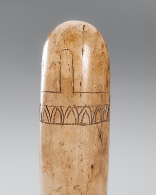 Lot 1313 - A CARVED ROCK CRYSTAL LINGAM, ANGKOR PERIOD