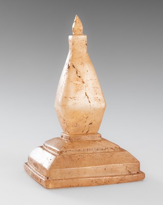 Lot 1335 - A ROCK CRYSTAL STUPA, LUANG PRABANG, LAO KINGDOM, CIRCA 14TH-15TH CENTURY