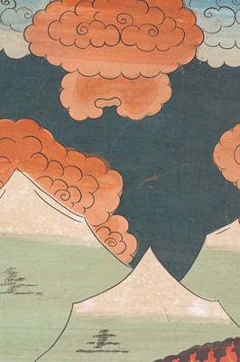 Lot 767 - A LARGE THANGKA DEPICTING SADBHUJAMAHAKALA