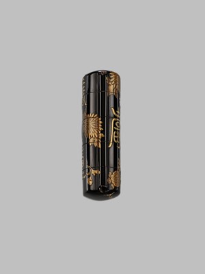 Lot 1438 - DEYOSAI: A FINE FOUR-CASE LACQUER INRO WITH JU (KOTOBUKI) CHARACTERS