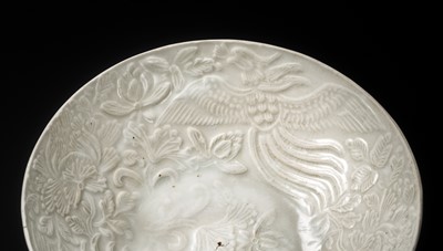 Lot 233 - A DING-TYPE ‘LOTUS AND PHOENIX’ BOWL, SOUTHERN SONG DYNASTY