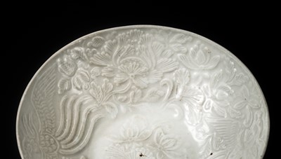 Lot 233 - A DING-TYPE ‘LOTUS AND PHOENIX’ BOWL, SOUTHERN SONG DYNASTY
