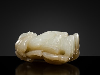 Lot 426 - A FINE ‘ZHOU YANZI’ JADE PENDANT, 18TH CENTURY