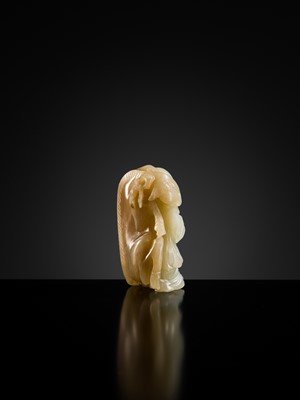 Lot 426 - A FINE ‘ZHOU YANZI’ JADE PENDANT, 18TH CENTURY
