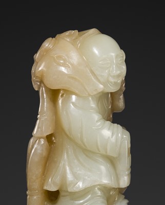 Lot 426 - A FINE ‘ZHOU YANZI’ JADE PENDANT, 18TH CENTURY