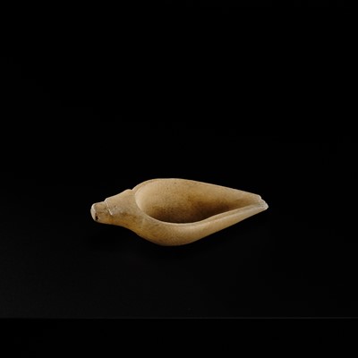 Lot 29 - A ‘LOTUS BUD’ COSMETIC SPOON, NEW KINGDOM, 1550-1060 BC