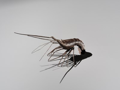 Lot 49 - MYOCHIN: AN IRON JIZAI OKIMONO OF A LOBSTER