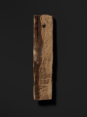 Lot 26 - A FINELY PAINTED COFFIN FRAGMENT, PTOLEMAIC PERIOD, 2ND–1ST CENTURY BC