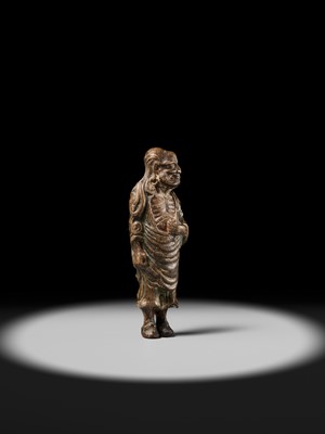 Lot 93 - A POWERFUL SAISHIKI NETSUKE OF RYUJIN, ATTRIBUTED TO YOSHIMURA SHUZAN