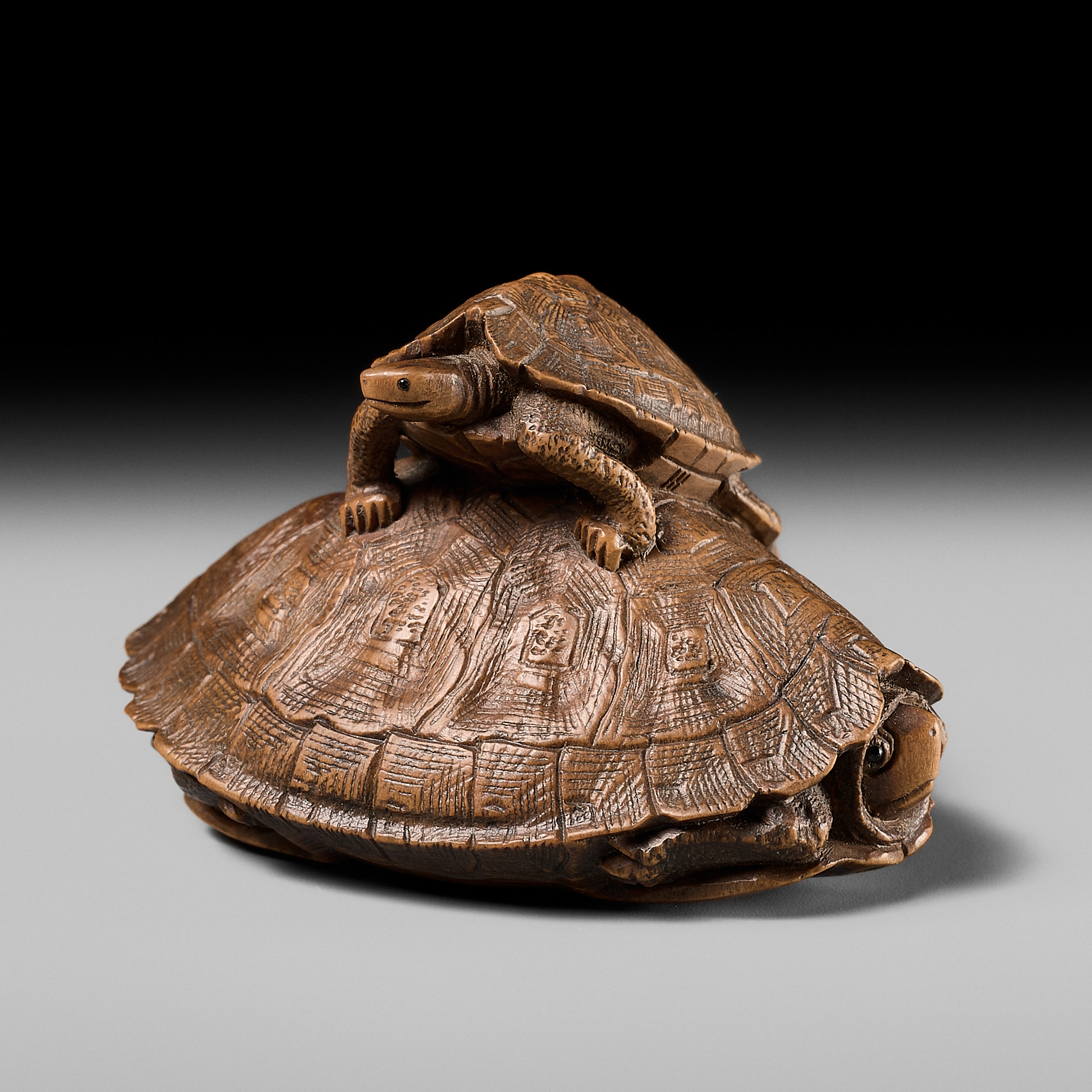 根付 兎と俵 江戸期 netsuke Netsuke of Rabbit - Japan - Edo (1615