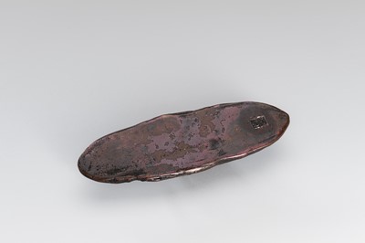 Lot 1544 - A SIGNED BRONZE OKIMONO OF CRABS