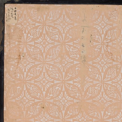 A PAIR OF FINE KANO SCHOOL SIX-PANEL BYOBU (FOLDING SCREENS) DEPICTING BIRDS IN A LANDSCAPE